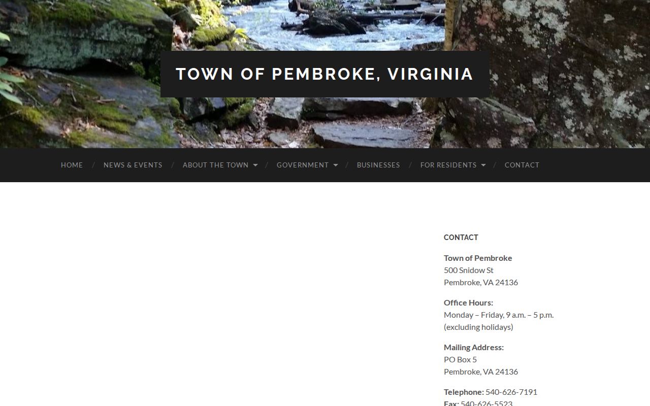 Pembroke warrant records civic contact route through the town page
